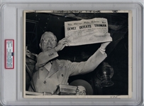 1948 Dewey Defeats Truman Iconic Type 1 Original Photo PSA/DNA LOA