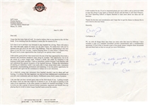 Cal Ripken Jr. Typed Letter Signed with Fantastic Baseball Content Baltimore Orioles HOF PSA/DNA LOA