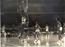 1968 Olympic Basketball Team Spencer Haywood Going to the Net Over Panama original TYPE 1 Photo