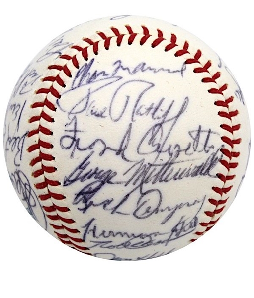 1970 Minnesota Twins team signed AUTO baseball /w Herman Hill D.1970 death by shark
