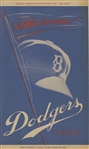 July 9, 1954 Brooklyn Dodgers vs Phillies Program Scorecard Program Campanella #171 & Hodges #192 HR’s