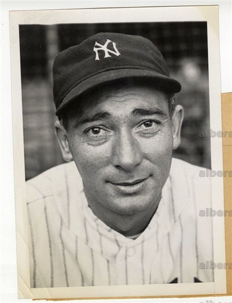 1936 Tony Lazzeri Crystal Clear NY Yankees HOFer World Series Original TYPE 1 photo PSA LOA