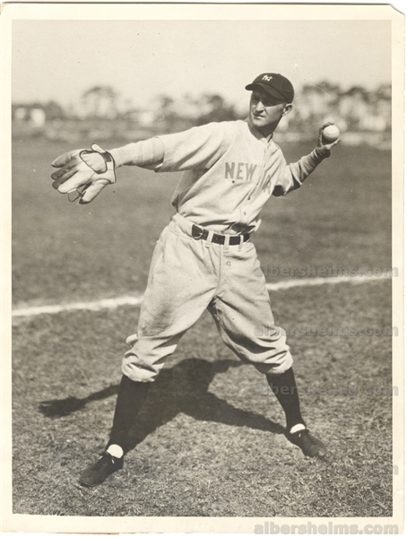 1930’s Herb Pennock Crystal Clear New York Yankees HOF Legend Original TYPE 1 photo PSA LOA