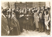 1933 Harlem Community Protests Decision in Scottsboro Boys Case Original Photo Pre Civil Rights