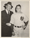 John Wayne & Son in Yankees Uniform Original 1955 TYPE 1 photo PSA/DNA LOA