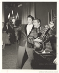 1956 Elvis & Liberace Duet in Las Vegas Original Type 1 Photo PSA/DNA LOA