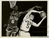Bill Russell Celtics vs. Knicks Jack George Original 1959 Press Photo