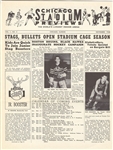 1948 Chicago Stadium Review Newsletter Volume 1 No. 2 – Stags Basketball BAA Schedule