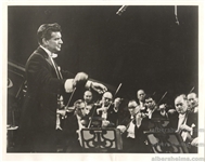 1960 Leonard Bernstein Original TYPE 1 Photo Leading NY Philharmonic West Side Story