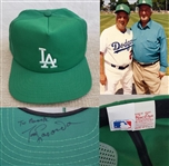 Tommy Lasorda Signed AUTO Circa 1997 New Era L.A. Dodgers St. Patrick’s Day Cap 