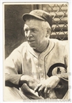 1930’s Tris Speaker Chicago Cubs Original TYPE 1 George Burke Photo