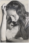 1949 Ruth Steinhagen, "The Girl Who Shot Eddie Waitkus" Original TYPE 1 photo in Court
