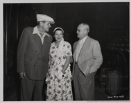 Babe Ruth – Claire Ruth & Director Roy Del at 1948 Premiere of Babe Ruth Story Original TYPE 1 Photo