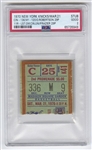 3/21/1970 NY Knicks 120 Cinci Royals 136 Ticket Stub - Oscar Robertson 29 pts 11 Rbds /Double Double Last game In Royals Uni Frazier 29 pts
