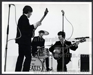 1964 Beatles Rehearse for the Ed Sullivan Show Original Photo