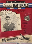 1955-56 Syracuse Nationals vs. Rochester Royals Program Team Signed AUTO /w Danny Daniel Biasone