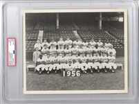 1956 Brooklyn Dodgers NL Championship Team Jackie Robinson TYPE 1 original Photo PSA/DNA