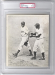 Dan Bankhead Becomes First Black Pitcher in Major League Baseball History /w Jackie Robinson 1947 Original Type 3 AP Photo PSA/DNA LOA