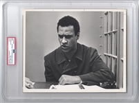 Huey Newton Black Panther Party Founder in Jail 1968 Original TYPE 1 HISTORIC Photo PSA/DNA