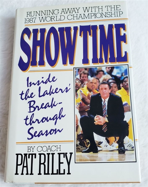 Pat Riley Multi-Signed AUTO book Lakers “Showtime” by 10 JSA LOA