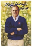 Ralph Wilson Goal Line Art Card Signed AUTO Bills Football HOF JSA COA 