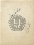 Vince Lombardi Signed AUTO 1969 Long Island NFL Banquet Program JSA LOA