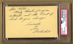 Don Barksdale Signed AUTO letter postmarked 1947 GPC Basketball HOF PSA/DNA