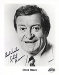 Chick Hearn Signed AUTO 8x10 L.A. Lakers Legendary Basketball HOF Broadcaster PSA/DNA LOA B
