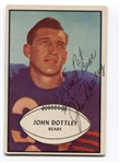 1953 Bowman Football #2 John Kayo Dottley Chicago Bears Signed AUTO football card