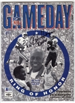 Bob Hayes Pro Football HOF Signed AUTO  2001 Dallas Cowboys Ring of Honor Game Program BAS COA