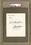 Sandy Koufax Signed AUTO handwritten note on his letterhead Dodgers HOF PSA/DNA