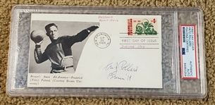Fritz Pollard Pro Football Hall of Fame Signed AUTO FDC Postal Cover PSA/DNA SUPER RARE