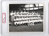 1956 Brooklyn Dodgers NL Championship Team Jackie Robinson TYPE 1 original Photo PSA/DNA