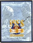 1958 Baltimore Colts 40th Anniversary Reunion Program Signed by 20 Plus Players