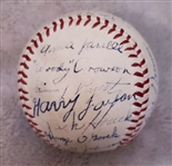1945 Toronto Maple Leafs Team Signed AUTO Baseball with Woody Crowson D.1947 PSA/DNA LOA 