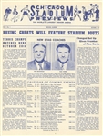 1949 Chicago Stadium Review Newsletter Volume 2 No. 1 – Stags Basketball BAA Schedule