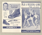 1947-48 Joe Lapchick Basketball Rules Playing a Winning Game Promotional Book Publication