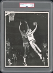 Bill Russell Celtics vs Dave DeBusschere Pistons Original TYPE 1 Photo PSA/DNA