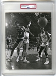 1970-71 Lew Alcindor 2nd Year Milwaukee Bucks vs Buffalo Braves Original TYPE 1 Photo PSA/DNA