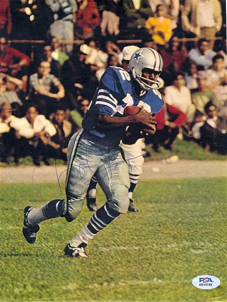 Bob Hayes 1960s Signed AUTO Sport Magazine Photo Dallas Cowboys Pro FB HOF PSA/DNA COA