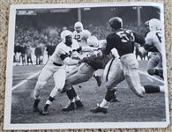 1947 Bill Willis Cleveland Browns AAFC HOF Stops Spec Sanders Yankees Original TYPE 1 Photo