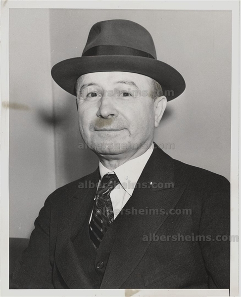 Johnny Torrio The Original Chicago Mafia Godfather & Al Capone’s Boss Original 1939 TYPE I Photo 