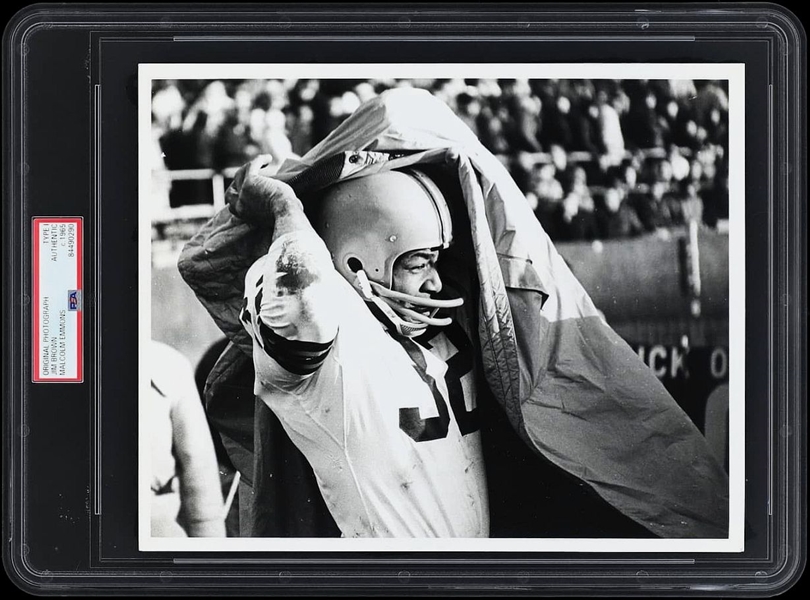 1965 NFL MVP Jim Brown Original TYPE 1 Photo by Legendary Photographer Malcolm Emmons PSA/DNA