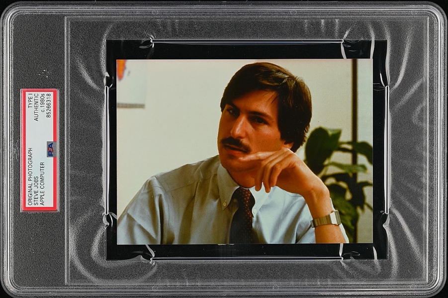 Circa 1985 Steve Jobs Apple Computer Founder & CEO Original TYPE I photo PSA/DNA