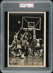 Julius Erving a.k.a. Dr. J Blocks Dan Issel Shot in the very Last ABA Finals Original TYPE I Photo PSA/DNA