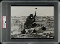 1977 Star Wars - Luke Skywalker Battles the Sand People Original TYPE III Photo PSA/DNA