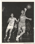 1954 Boston Celtics Bill Sharman vs Rochester Royals Odie Spears NBA Sparring Original TYPE I Photo 