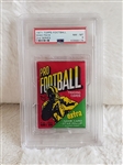 1971 Topps Football 2nd Series Unopened Wax Pack PSA 8 NM-MT Bradshaw Greene Rookie Card Year