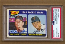 1965 Topps Rookie Stars #282 Masanori Murakami Dick Estelle Signed Auto Baseball Card PSA PSA/DNA