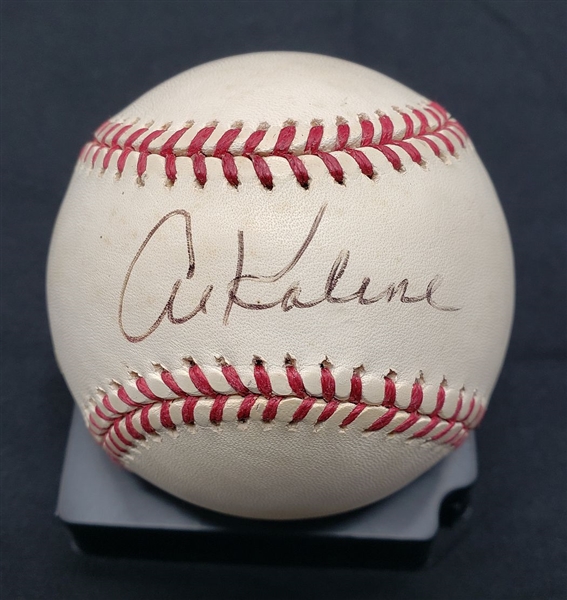 Al Kaline Single Signed AUTO OAL Baseball HOF Detroit Tigers JSA COA